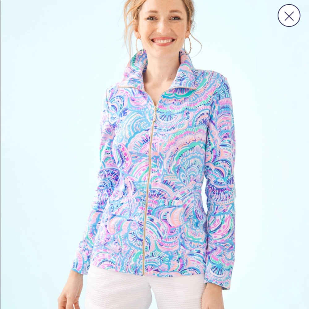 Lilly Pulitzer Leona zip up 🌸